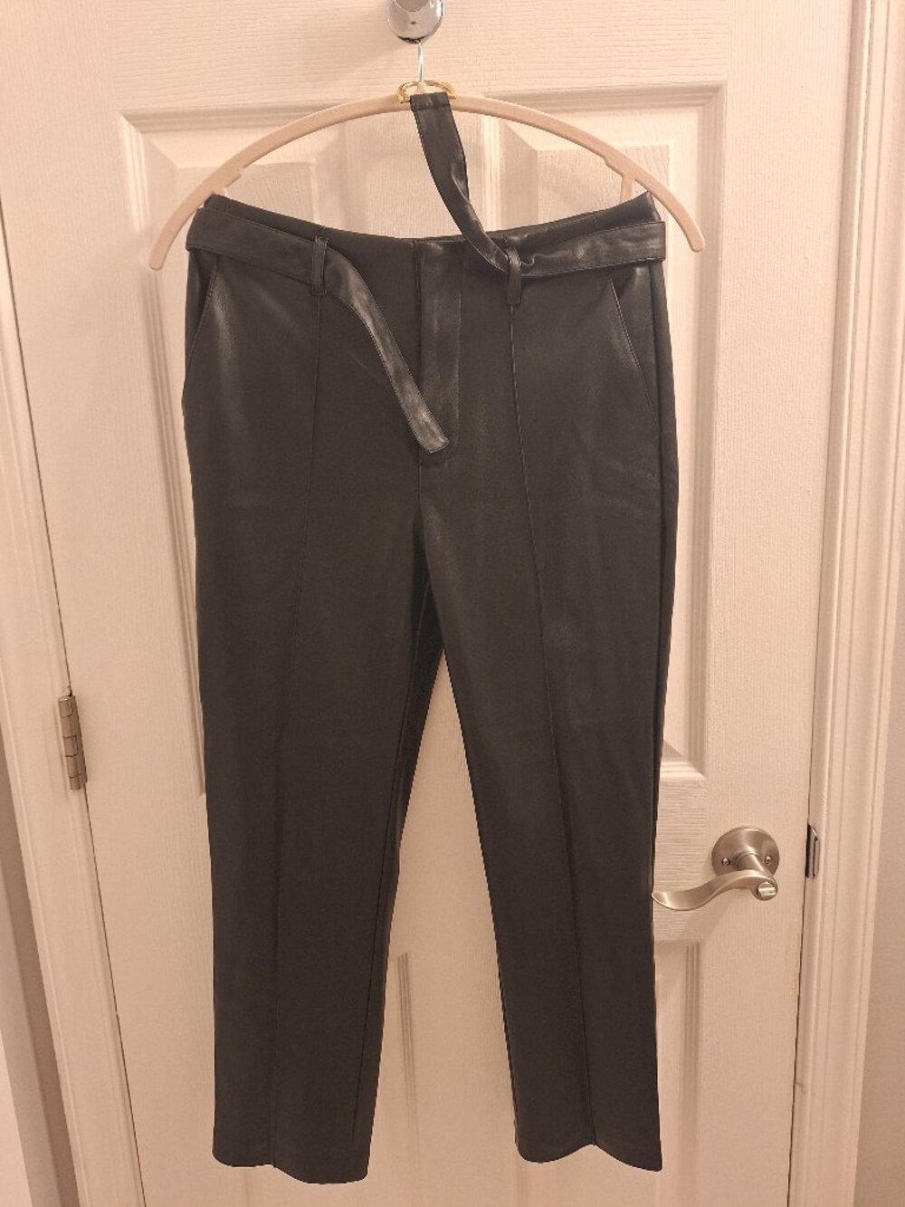 Marc New York black leather pants, Size 2